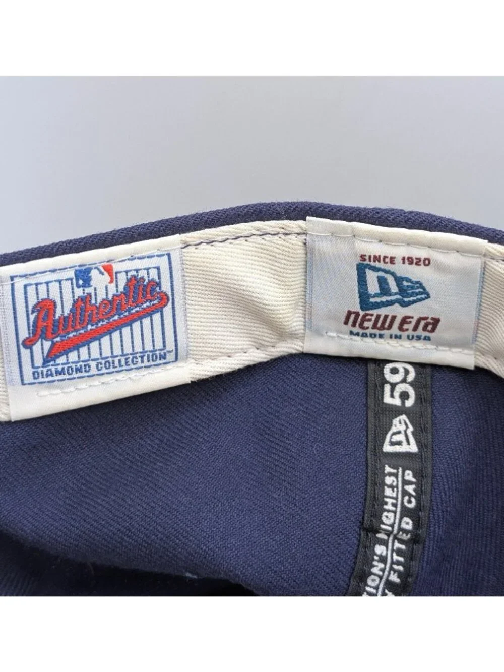 Vintage San Diego Padres New Era 5950 Diamond Wool Hat USA Made 90’s Size 7 1/4